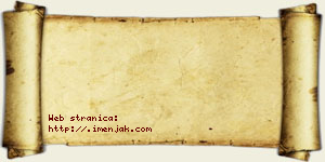 Angelina Jolić vizit kartica